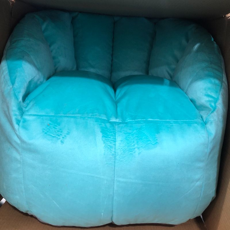 Photo 2 of Big Joe Milano Beanbag Chair Mint Plush