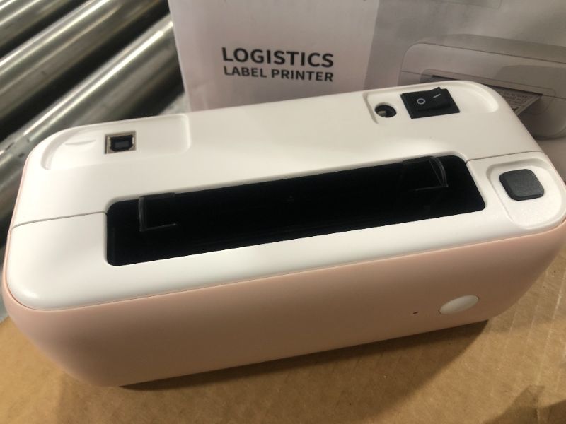 Photo 3 of Pink Label Printer, Thermal Label Printer 4x6, Desktop Shipping Label Printer for Small Busines, Compatible with Amazon, Ebay, Shopify, Etsy, UPS, FedEx, DHL, etc