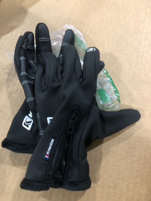 Photo 2 of Kyncilor Winter Gloves for Men Women Waterproof Touch Screen Full Fingers Bicycle Gloves for Running Cycling Driving Hiking Climbing
SIZE SMALL