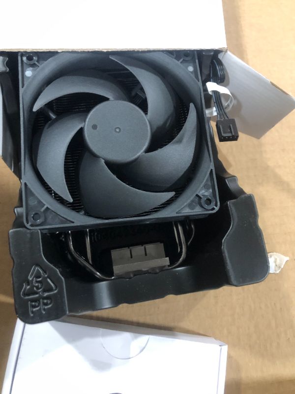 Photo 2 of Cooler Master Hyper 212 Black Edition CPU Cooling System - Quiet, Sleek and Precise, 4 Continuous Direct Contact Heat Pipes with Fins, Silencio FP120 Fan