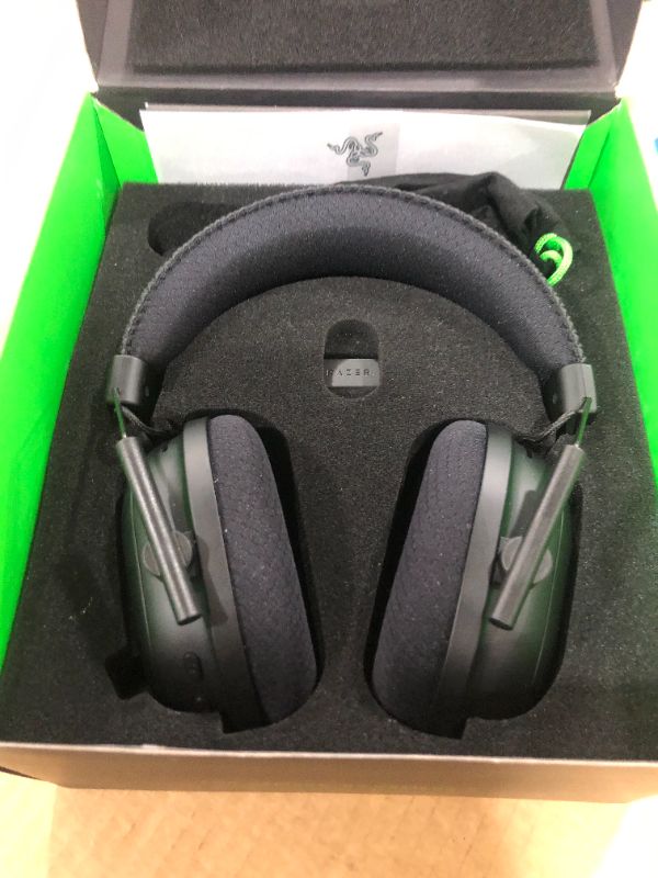 Photo 2 of Razer BlackShark V2 Pro Wireless Gaming Headset: THX 7.1 Spatial Surround Sound, Detachable Mic, For PC, Mac, PS4, PS5, Switch- Black(