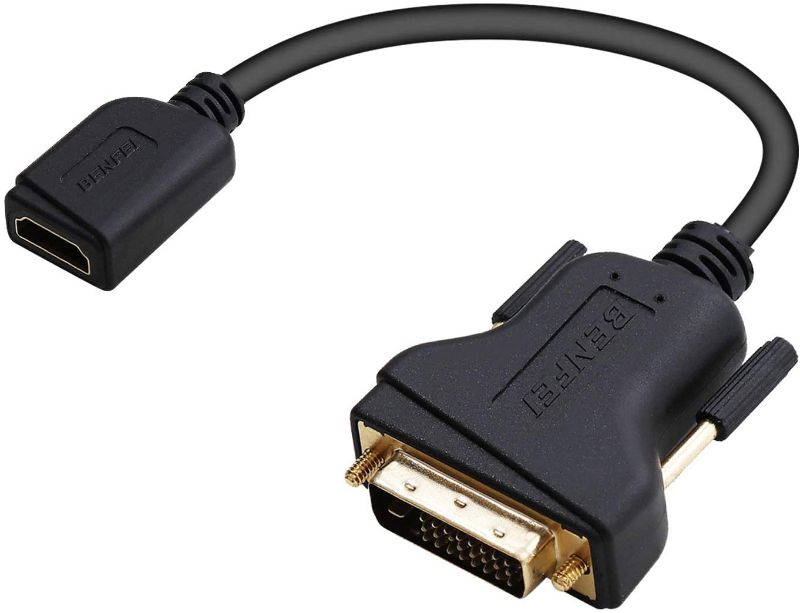 Photo 1 of Onn. DVI Female to HDMI Male Bi-directional Adapter