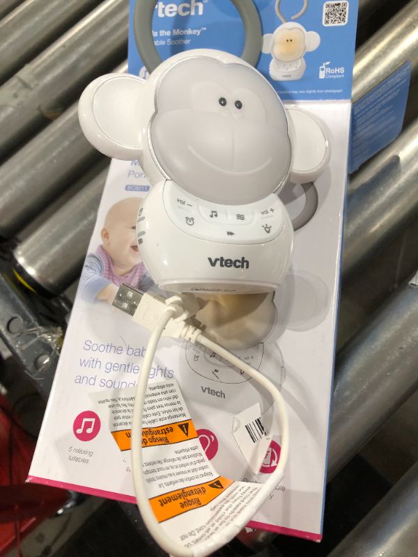 Photo 2 of VTech BC8211 Myla The Monkey Baby Sleep Soother with a White Noise Sound Machine Featuring 5 Soft Ambient Sounds, 5 Calming Melodies & Soft-Glow Night Light
