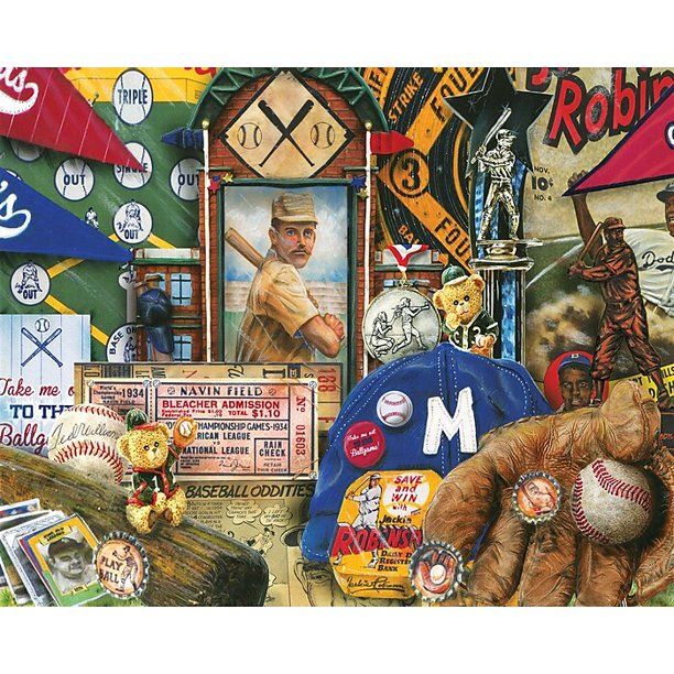 Photo 1 of Vintage Baseball 1000 Piece Jigsaw Puzzle
