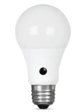 Photo 1 of 4 PACK - 60W Equivalent Soft White (2700K) A19 IntelliBulb Dusk to Dawn CEC Title 20 Compliant 90+ CRI LED Light Bulb