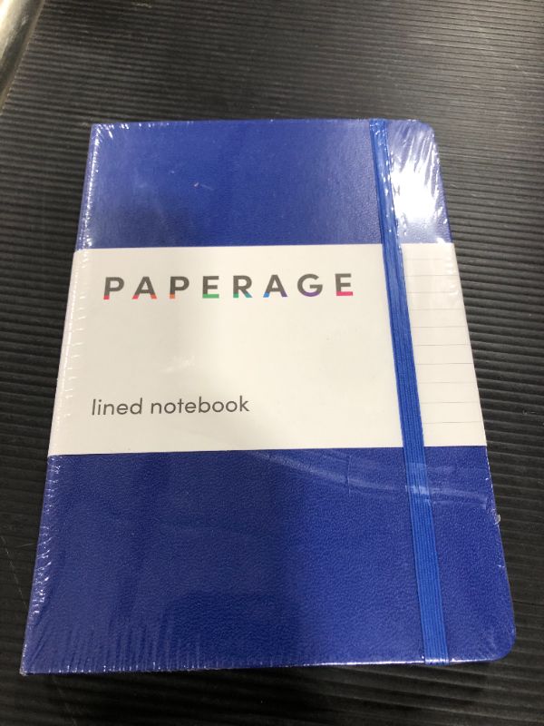 Photo 2 of PAPERAGE Lined Journal Notebook, (Navy), 160 Pages, Medium 5.7 inches x 8 inches - 100 gsm Thick Paper, Hardcover