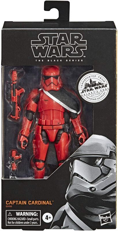 Photo 1 of Star Wars The Black Series Captain Cardinal Toy 15-cm-Scale Galaxy’s Edge Collectible Action Figure, Toys for Children Aged 4 and Up
