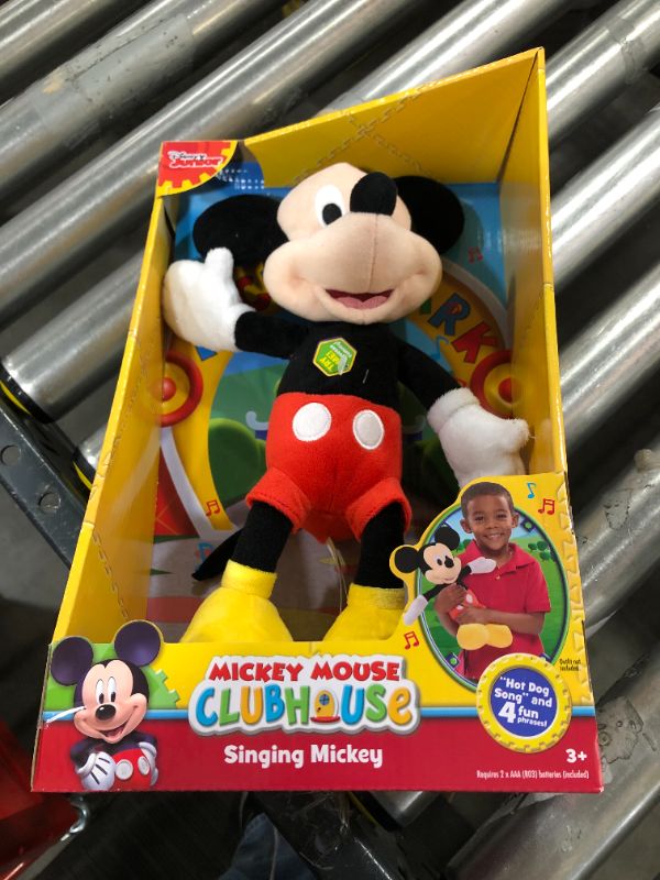 Photo 2 of Disney Mickey ?Hot Dog Song? 12? Singing Plush Toys
