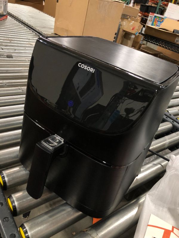 Photo 2 of COSORI Air Fryer Oven Combo 5.8QT Max Xl Large Cooker (Cookbook with 100 Recipes), One-Touch Screen with 11 Precise Presets and Shake Reminder, Nonstick and Dishwasher-Safe Square Design Basket, Black
