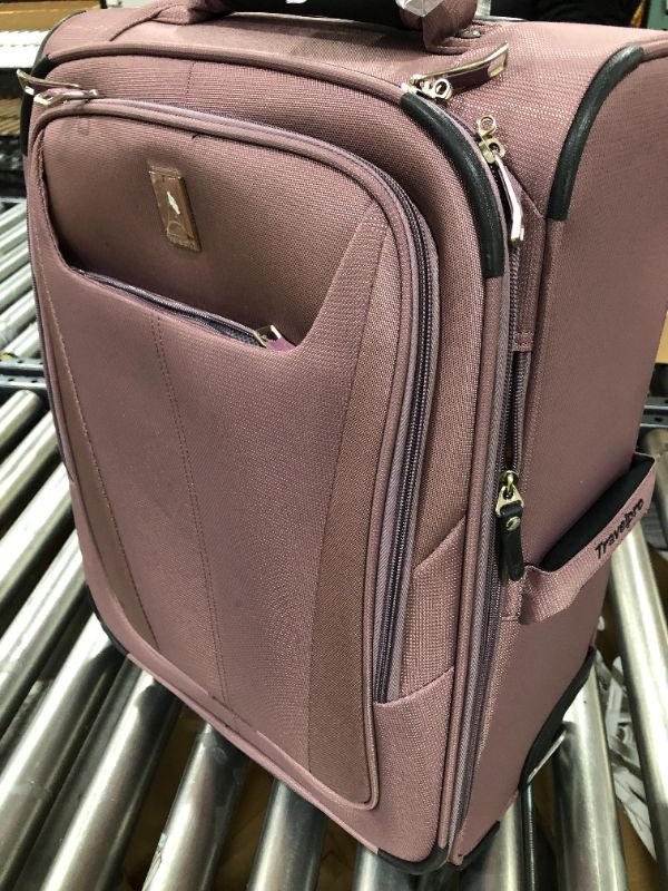 Photo 3 of Travelpro Maxlite 5 Softside Expandable Luggage with 4 Spinner Wheels, Lightweight Suitcase, Men and Women, Dusty Rose, Carry-On 21-Inch