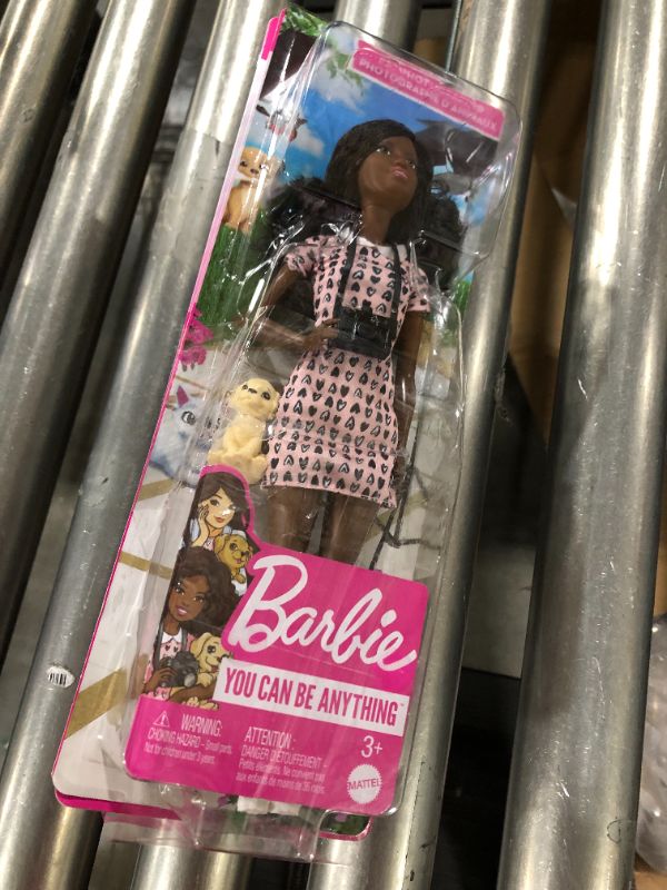 Photo 1 of 2 PACK - Barbie Photographer Doll (12 Inches), Petite Brunette, Heart-Print Dress & Shoes, Gift for Ages 3 Years Old & Up