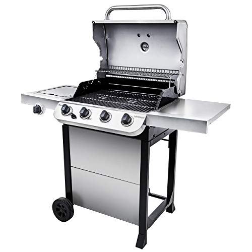 Photo 2 of Char-Broil 463377319 Performance 4-Burner Cart Style Liquid Propane Gas Grill, Stainless Steel
