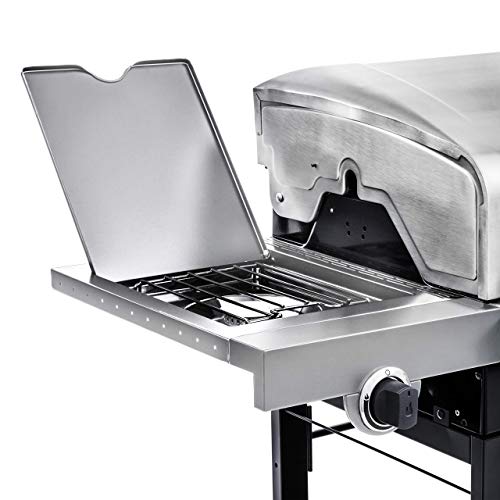 Photo 6 of Char-Broil 463377319 Performance 4-Burner Cart Style Liquid Propane Gas Grill, Stainless Steel
