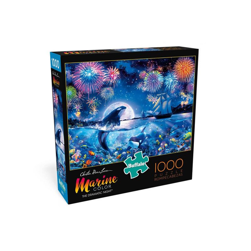 Photo 1 of Buffalo Games Marine Color: The Dramatic Night Jigsaw Puzzle - 1000pc

