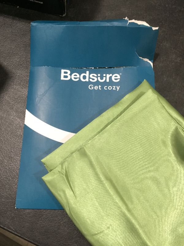 Photo 2 of Bedsure Satin Pillowcases Standard Set of 2 - Sage Pillow Cases for Hair and Skin 20x26 inches, Satin Pillow Covers 2 Pack with Envelope Closure