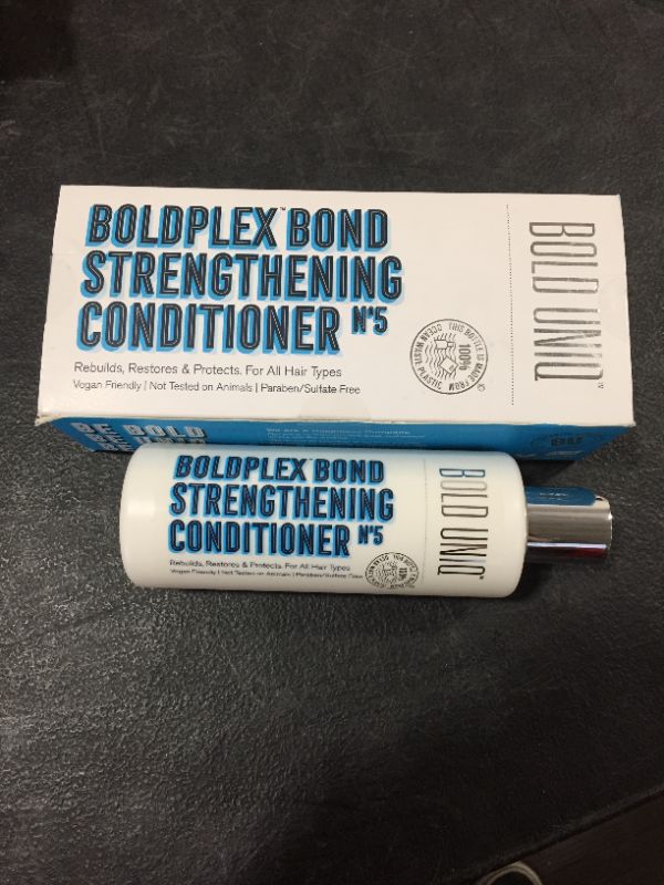 Photo 2 of BoldPlex 5 Bond Strengthening Protein Conditioner for Dry Damaged hair - Hydrating Formula for Curly, Dry, Colored, Frizzy, Broken or Bleached Hair Types. Cruelty-free & Vegan