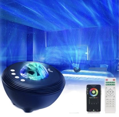 Photo 1 of Aurora Projector Galaxy Light Projector - Star Light Projector with 8 White Noise, Starry Night Light Projector for Kids Adults Bedroom Ceiling Party Decor