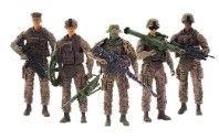 Photo 1 of Elite Force Marine Force Recon Action Figures 5 Pack Military Toy Soldiers Playset
