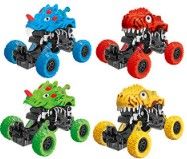 Photo 1 of 6pk Dinosaur Head Pull-Back Toy Cars
