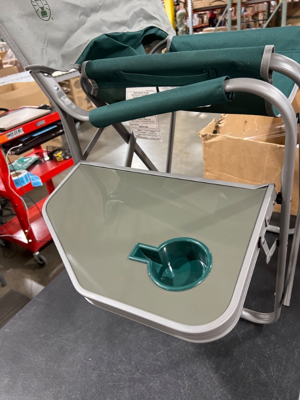 Photo 3 of Coleman Outpost Elite Deck Chair - Green

