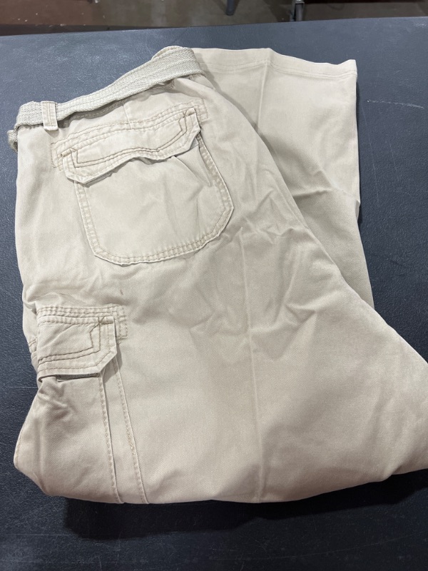 Photo 3 of Unionbay NEW Beige Desert Mens Size 48x30 Cargo Survivor Belted Pants
