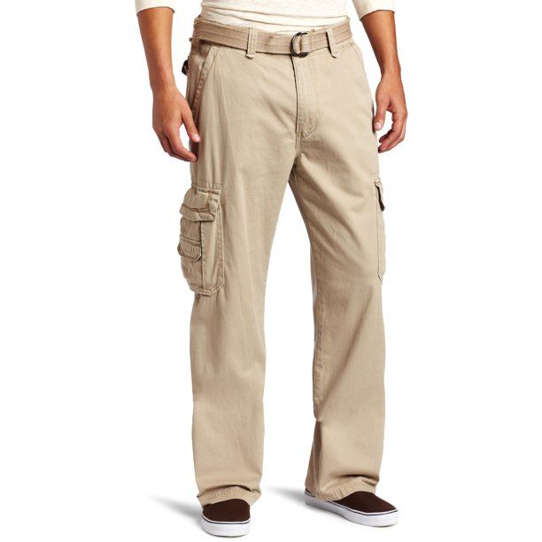 Photo 1 of Unionbay NEW Beige Desert Mens Size 48x30 Cargo Survivor Belted Pants
