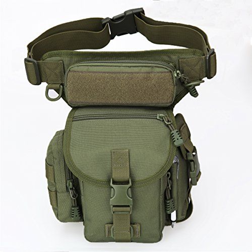 Photo 1 of Multipurpose Tactical Fanny Pack Walking Man Military Drop Leg Bag Tool Thigh EDC Waist Belt Pack Leg Pouch Paintball Airsoft Motorcycle Riding Camera Messenger Bag Purse for Men Tactical iphone Case
