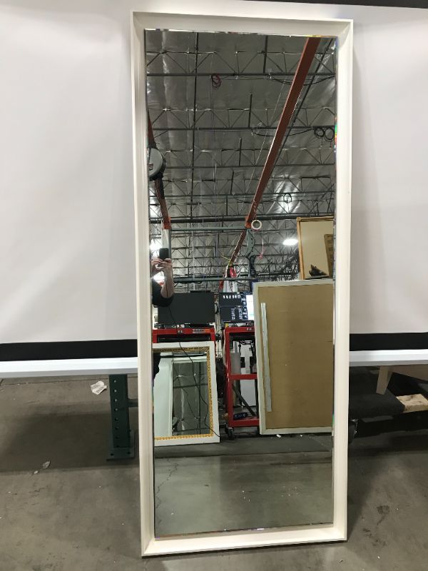 Photo 1 of WHITE TRIM MIRROR 30x74