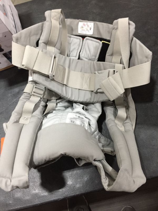 Photo 3 of Ergobaby Omni 360 All-Position Baby Carrier for Newborn to Toddler with Lumbar Support (7-45 Pounds), Pearl Grey
