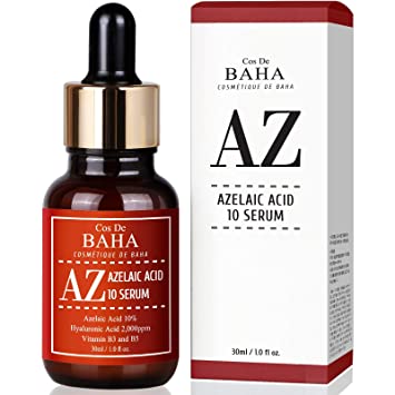 Photo 1 of Azelaic Acid 10% Facial Serum with Niacinamide - Fast Rosacea Skin Care Product + Reduce Cystic Acne Scar + Redness Relief Face + Pimple Pigmentation Blackhead, 1 Fl Oz (30ml) - 11/2024