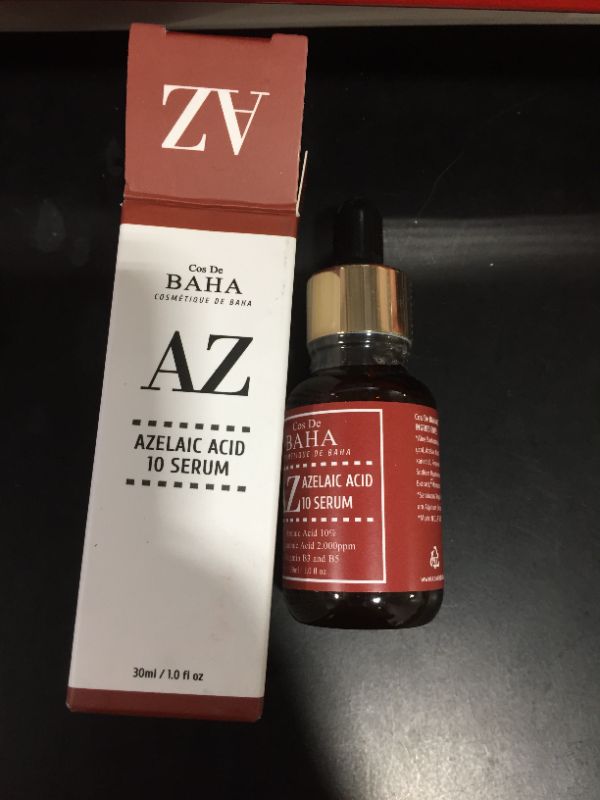 Photo 2 of Azelaic Acid 10% Facial Serum with Niacinamide - Fast Rosacea Skin Care Product + Reduce Cystic Acne Scar + Redness Relief Face + Pimple Pigmentation Blackhead, 1 Fl Oz (30ml) - 11/2024