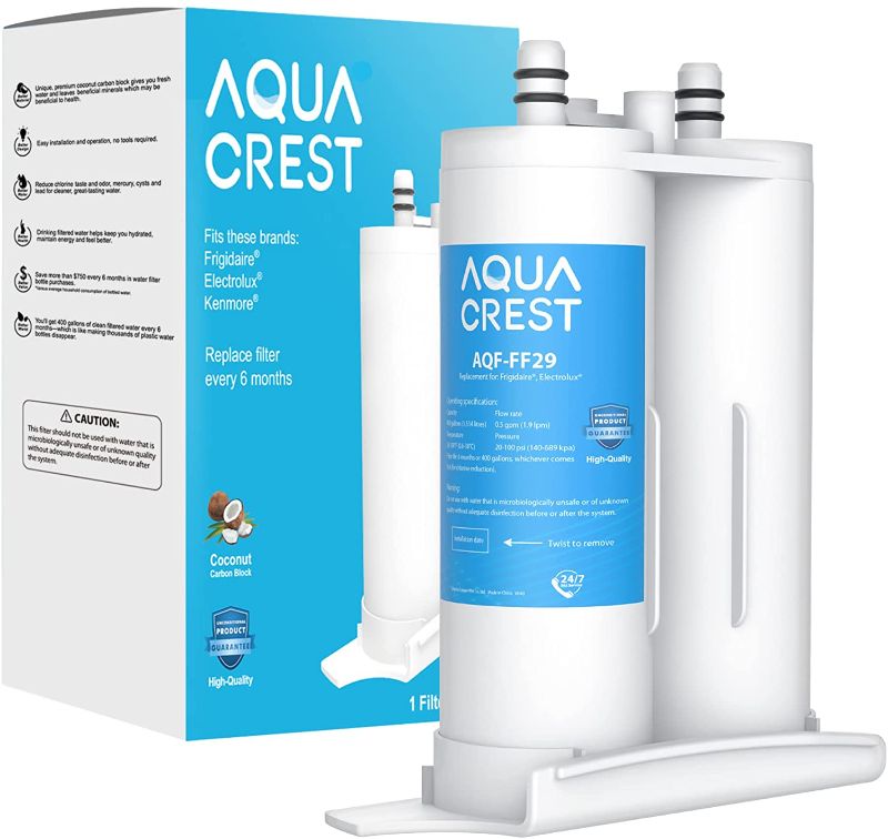 Photo 1 of AQUA CREST Refrigerator Water Filter Replacement