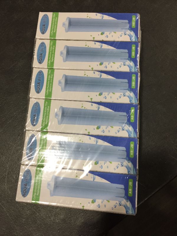 Photo 2 of Aqua Blue filter compatible with Jura Clearyl Blue Water Filter Cartridge Part 71455 NSF Certified 6-PACK
