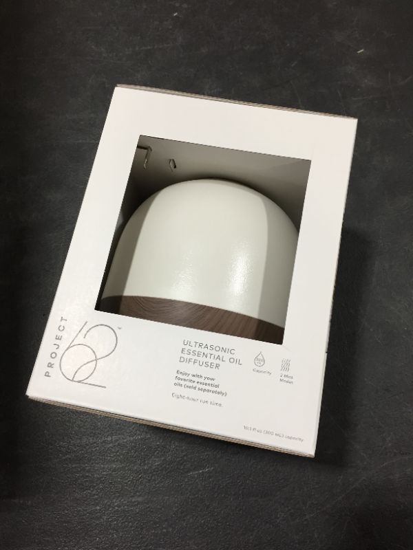 Photo 1 of 300ml Woodgrain Oil Diffuser White/Brown - Project 62™

