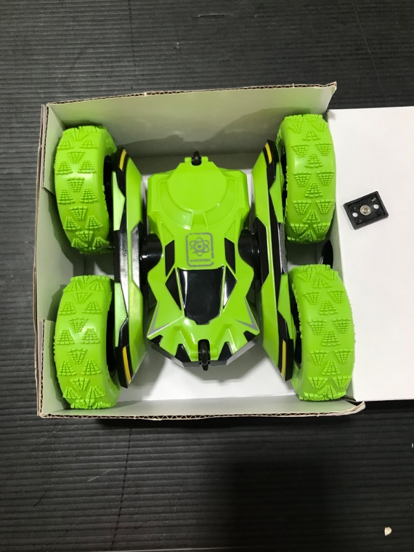 Photo 2 of Atom Max Fancy Stunt Three King 2.4GHz ATOM MAX RC Car New includes USB Charger
