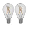 Photo 1 of FEIT ELECTRIC 60-Watt Equivalent A15 Intermediate Dimmable CEC Clear Glass LED Ceiling Fan Light Bulb, Daylight 5000K (2-Pack). OPEN PACKAGE.