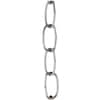 Photo 1 of 3 ft. 11-Gauge Brushed Nickel Lighting Fixture Chain for Pendant Lights, Chandeliers, and Swag Lights
