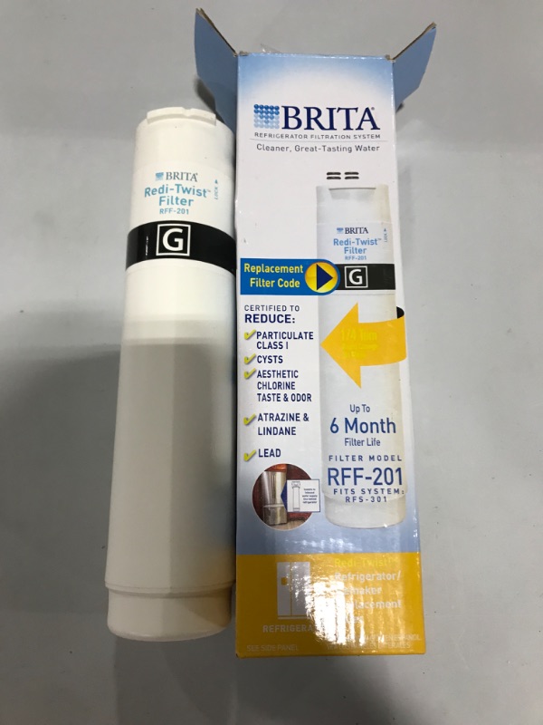 Photo 3 of BRITA Redi-Twist Refrigerator/Ice-Maker Replacement Filter. OPEN BOX. 
