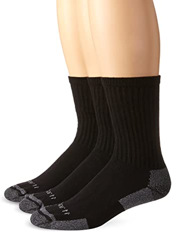 Photo 1 of Carhartt Men's A623 All-Season Cotton Crew Sock 3-Pack
