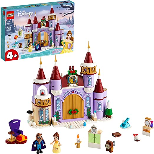 Photo 1 of LEGO Disney Belle’s Castle Winter Celebration (43180) Disney Princess Building Kit; Makes a Great Birthday for Kids who Love Disney’s Beauty and The Beast (238 Pieces)
