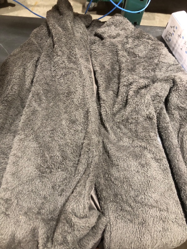 Photo 1 of WOMENS FAUX FUR COAT
 SIZE XL GRAY 