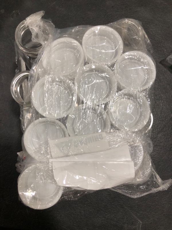 Photo 2 of 4 oz Empty Plastic Juice Bottles with Lids 12 Pack Small Clear Drink Syrup Disposable Containers Tamper Proof Caps Kids
