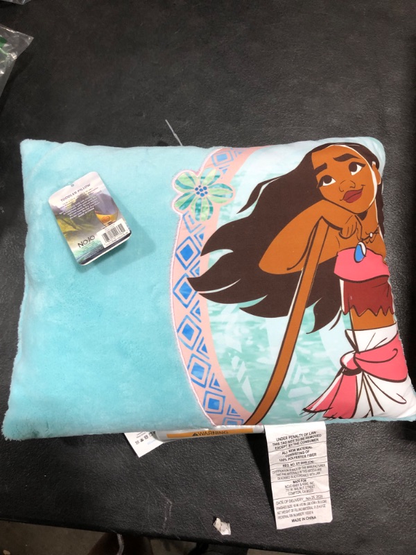 Photo 2 of Disney Moana Applique Toddler Pillow, 16x12x5 Inch (Pack of 1)
