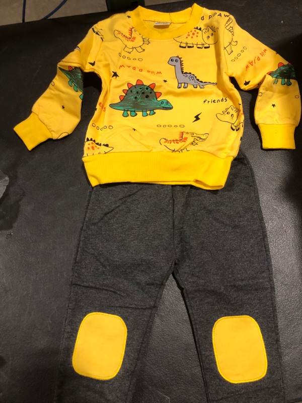 Photo 1 of TODDLER BOYS DINO OUTFIT
SIZE 100