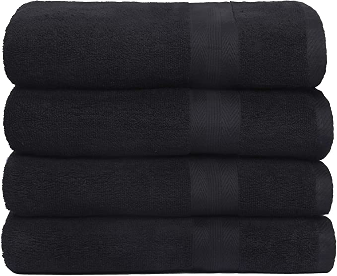 Photo 1 of 4 PIECE DRY TOWEL SET 
BLACK