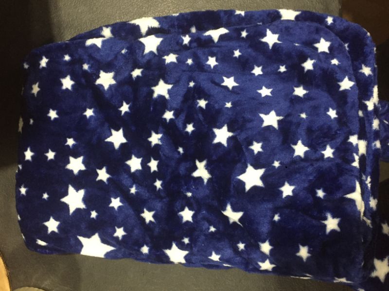 Photo 1 of STAR BLUE BABY BLANKET