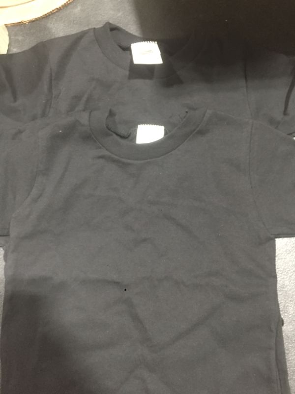 Photo 1 of 3 PACK BLACK TSHIRTS
SIZE 2T