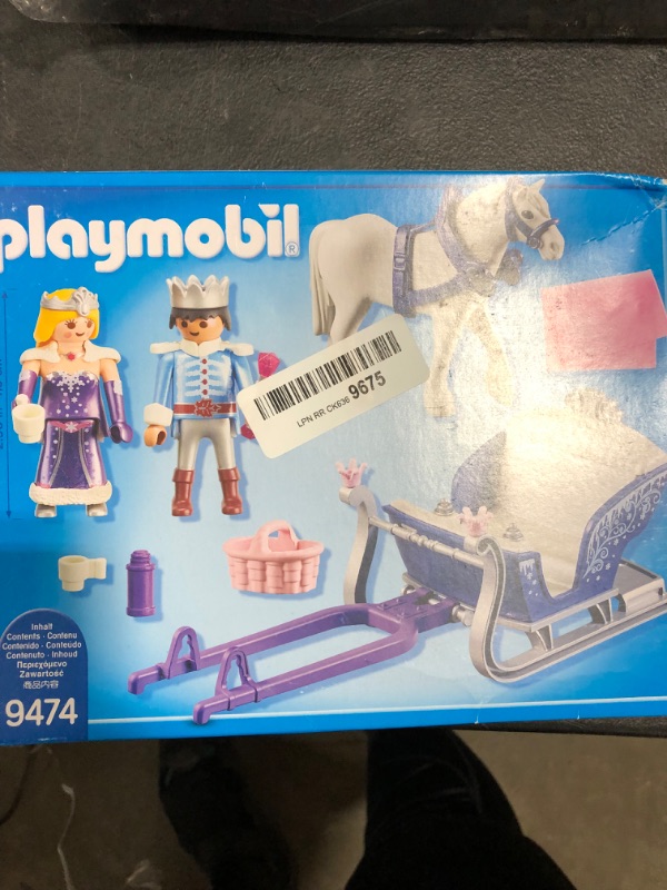 Photo 2 of PLAYMOBIL Sleigh with Royal Couple
