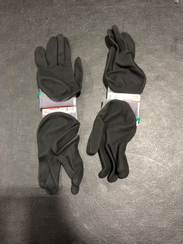 Photo 2 of MaxiFlex Ultimate Men's Medium Gray Nitrile Coated Work Gloves 2 Pack
