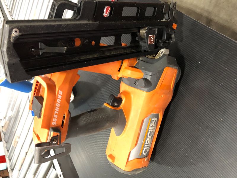 Photo 3 of 18V Brushless Cordless 21° 3-1/2 in. Framing Nailer (Tool Only)
